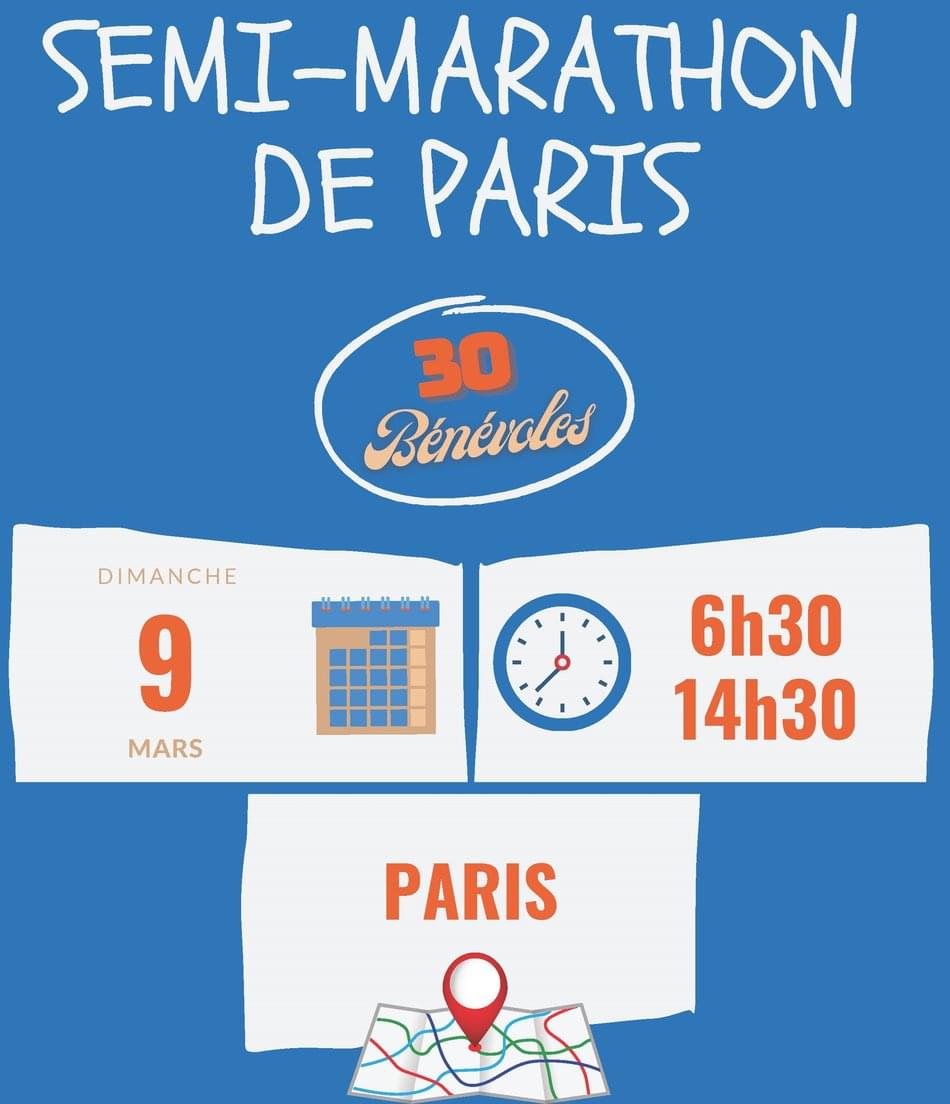 Affiche Semi-marathon de paris