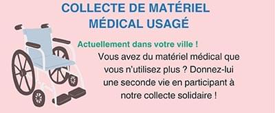 Collecte matériel médical site